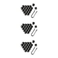 thumbnail image 4 of Maytalsory 20 Pieces Car Wheel Nut Caps Auto Hub Screw Head Cover Plastic Replacement Dust-proof Automobile Rims with Clip Black 19mm 3Set, 4 of 6