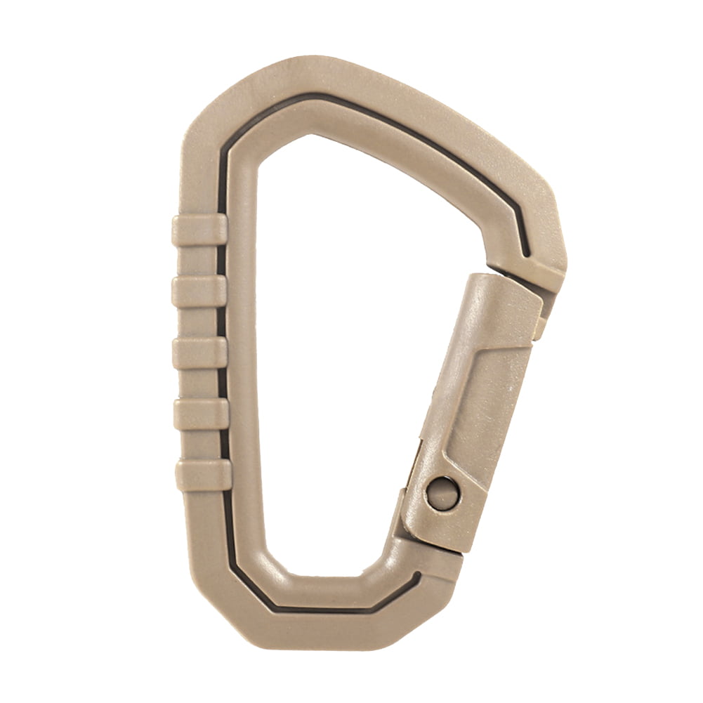 Pack of 10 Lightweight Durable Heavy Duty D-Shaped D-ring Carabiner for Outdoor 