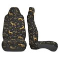 thumbnail image 3 of Sikiie Christmas Gold Deers1 Car Seat Protector 2 Pack Car Seat Cushion Mat, Car Seat Covers for SUV, Truck, Van, 3 of 7