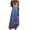 Purple, variant on Uaswgudfs Sleeveless Spaghetti Strap Midi Dress for Women - Starry V-Neck Flowy Summer Sundress with Breezy Casual Tank Silhouette