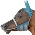 thumbnail image 1 of Smithbuilt Comfort Fly Mask With Ears And Long Nose For Horses (blue, Horse) - Fleece Padding, Fine Mesh, Uv Protection, 1 of 5