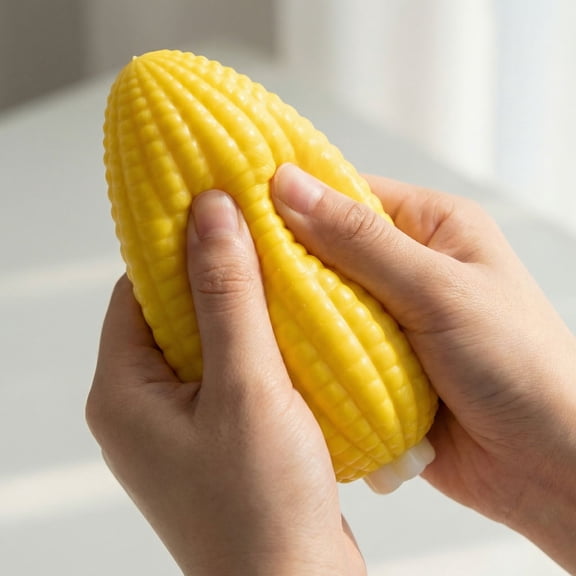 Clearance! Corn Squishy Stress Relief Ball - Slow Rising Sensory Squishy Toy for Office Desk, Soft TPR Stress Squishy Decompression Toy
