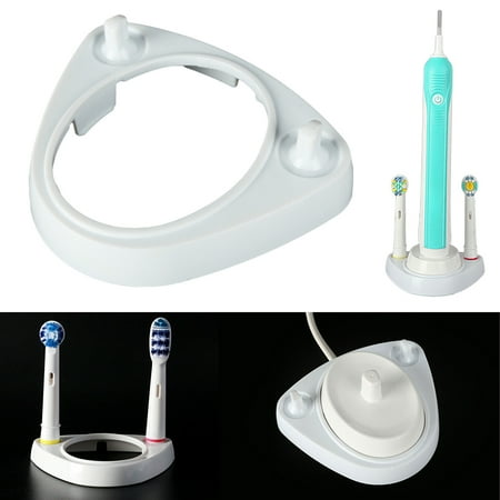 Yesbay Electric Toothbrush Dedicated Charger Base Toothbrush Round Head Bracket Holder Electric Toothbrush Holder-White