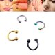 thumbnail image 5 of Anillos Falsos Para La Nariz, Aro Con Clip, Joyería Para El Tabique De Acero Inoxidable, Clip Para La Nariz Sin Perforación, Anillo De Moda Para La Nariz Para Mujer 20 Piezas Methold AP005787-00, 5 of 6