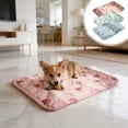 thumbnail image 6 of Dog Cooling Mat, Summer Cooling Mat for Dogs, Self Cooling Pad for Small Medium Dogs Cats, Non-Toxic Breathable Sleep Bed Summer Pet Bed Puppy Ice Blanket for Kennel Sofa Bed Floor (Green, S), 6 of 8