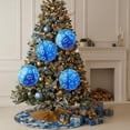 thumbnail image 2 of Bolas inflables Vertintong con anillos azules y dorados de 30 cm, paquete de 18, 2 of 8