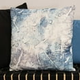thumbnail image 3 of Acid Relief Watercolor Square Throw Pillow, 3 of 3