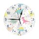 thumbnail image 1 of Reloj de pared con diseño de dinosaurio, silencioso, de 10 pulgadas, estilo rústico retro, decorativo para sala de estar, cocina, hogar, baño y dormitorio, 1 of 7