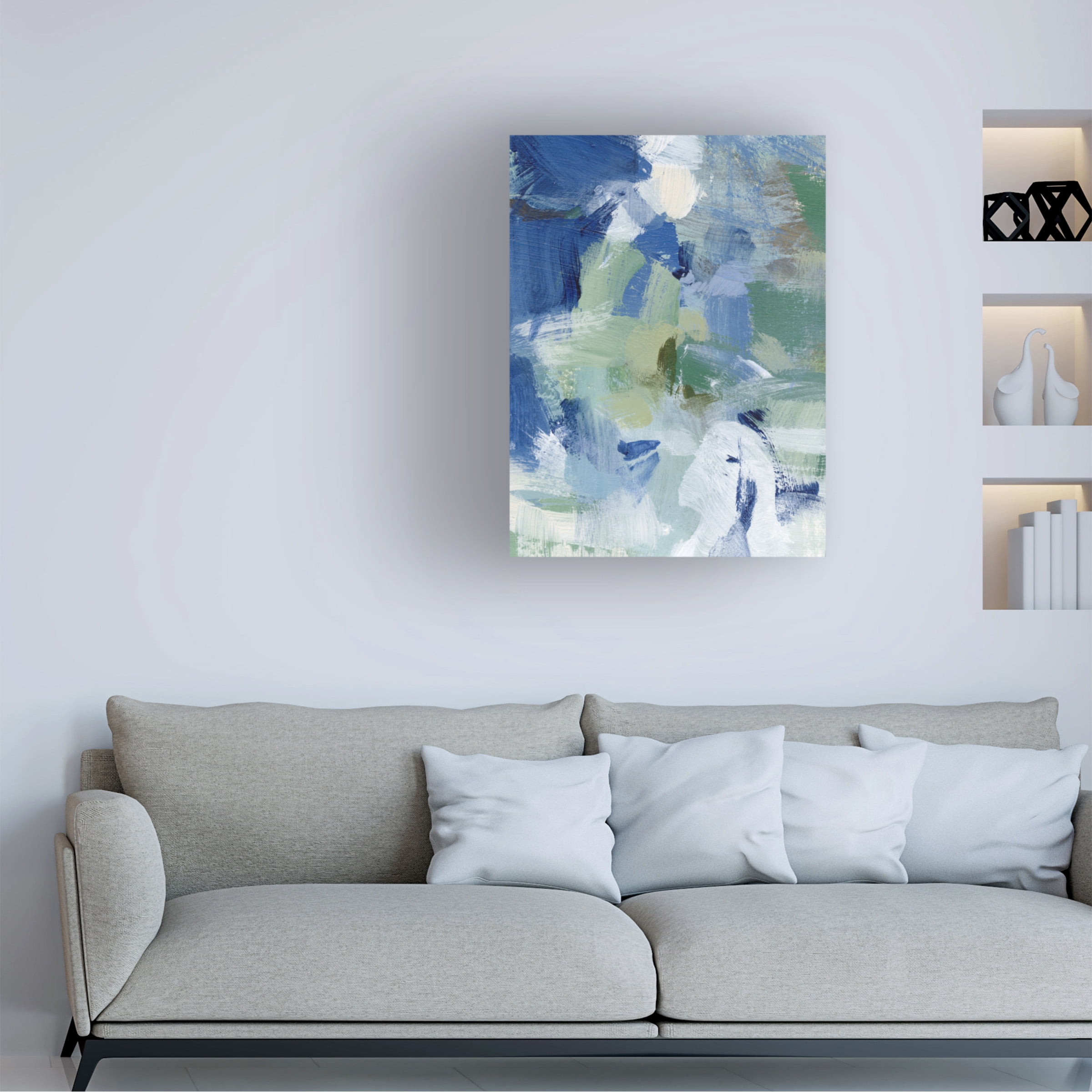 Christina Long 'Northern Lights Abstract III' Canvas Art