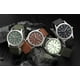 thumbnail image 1 of Fiudx Liquidación De Ahorros De Verano Reloj De Pulsera Deportivo De Cuarzo De Acero Inoxidable Con Fecha Y Lona Militar Para Hombre, 1 of 6