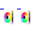 thumbnail image 1 of Ventilador Con Caja 120 Mm Enfriador 1800 RPM 5 V 3 Pines ARGB 4 Pines PWM Ventilador Chasis (blanco Hacia Adelante), 1 of 9