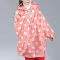 thumbnail image 5 of Odeerbi Rain Coats Kids Rain Jacket Waterproof Girls Boys Rain Cape Kid Hooded Jacket Hooded Bats, 5 of 7