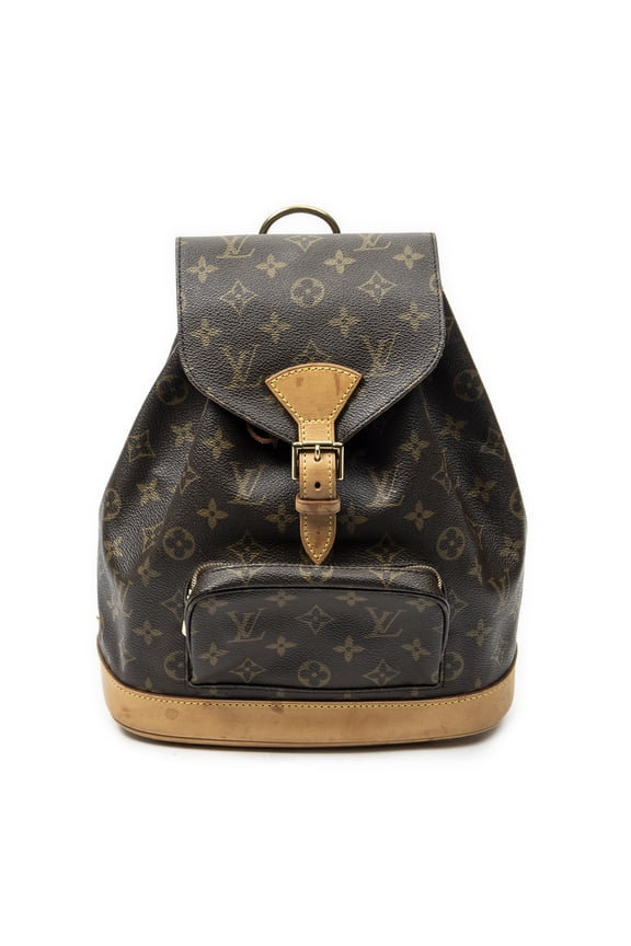 Pre-Owned Louis Vuitton Brown Montsouris MM Backpack Monogram Canvas