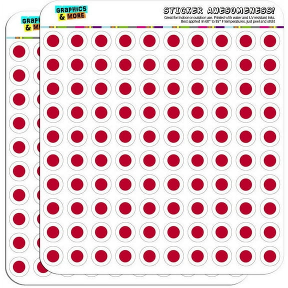 Japan National Country Flag 200 1/2" (0.5") Planner Calendar Scrapbooking Crafting Stickers