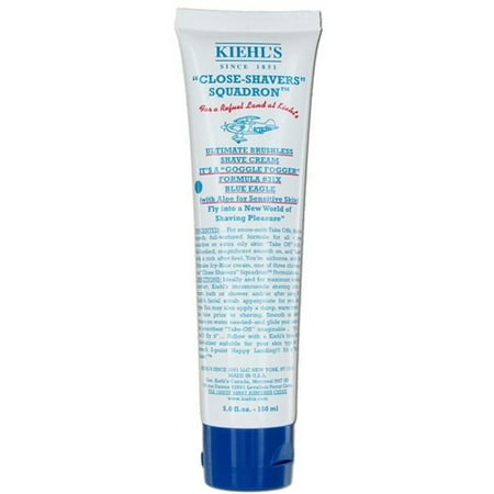 Kiehl's Close-Shavers Squadron Ultimate Brushless Shave Cream - Blue Eagle 8.0 (Best Shave Cream For Electric Razor)