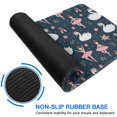 thumbnail image 6 of Long Mouse Pads for Desk,Dark Blue Swan Ballerina Pattern Desk Mats on Top Of Desks, Desk Mouse Pad Extra Large with 3mm Non-Slip Base and Stitched Edge for Gaming,Office,Work,Home 31.5"x11.8", 6 of 6