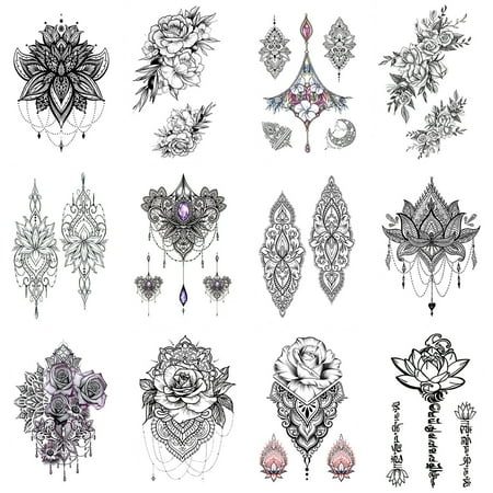 

and Tatoo Sticker Women Temporary Men s Waterproof Arm 3D Wall Sticker Solar Tent Light Bulb