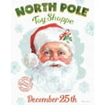thumbnail image 2 of Grove, Beth 15x18 White Modern Wood Framed Museum Art Print Titled - Santa Signs I, 2 of 4