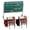Retro color, variant on Detailed Miniature Classroom Model With Desk Chair School Supplies For 1/12 Scale Dollhouses Displays