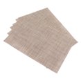 thumbnail image 1 of Dining Dish Mats, Mesh Weaving 6PCS Rectangular Heat Insulation Washable Placemats  for Bedroom, 1 of 8