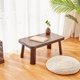 thumbnail image 2 of Yoga Meditation Cushion Round Straw with Silk Padding, 2 of 5