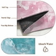 thumbnail image 6 of 2'x6' Rug Runners for Hallways Kitchen, Turquoise Pink Coastal Non Slip Entryway Beside Floor Carpet Runner, Summer Beach Nautical Washable Laundry Room Bedroom Throw Rugs Mat for Family Pet, 6 of 8