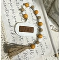 thumbnail image 2 of Parisloft Harvest Pumpkin Wood Bead Garland with Tassels Decor, Harvest Bead Garlands, Farmhouse Rustic Festive Prayer Beads Decor, 19.5"L, 2 of 8