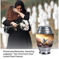 thumbnail image 4 of Small Dove Flying Clsoe To Flowers Urns For Human Ashes - Urn For Human Ashes Adult Men & Women - Urns For Human Ashes Adult - Adult Cremation Urns - Burial Urns For Ashes (Size - 3inch, 1pcs), 4 of 5