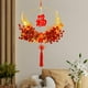 thumbnail image 4 of 2 adornos de decoración de Año Nuevo chino colgantes para centros de mesa para el hogar fiesta Balde y Estilo B Macarena Estatua de escritorio, 4 of 8