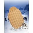 thumbnail image 3 of Gmogad 1pc Car Seat Cushion, Premium Comfort Memory Silk Wadding, Non-Slip Rubber Bottom With Storage Pouch, Car Seat Pad Universal Beige, 3 of 5