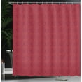 thumbnail image 3 of Ambesonne Fashion Shower Curtain, Small Rectangles Hand-Drawn, 69"Wx84"L, Raspberry and Scarlet, 3 of 4