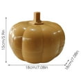 thumbnail image 2 of Pumpkin Fruit Bowl Elegant Kitchen Dining Table Party Serving Food Storage Container For Home And Practical Use, 2 of 2