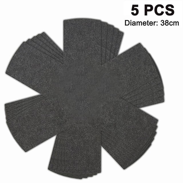 Protectores De Sartén De Fieltro De 5 Piezas - 38 Cm, Para Una Protección Perfecta De La Sartén