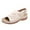 Beige, variant on AnuYalue Wedge Sandals for Women Dressy: Summer Cutout Sandals Womens Open Toe Walking Orthopedic Sandals - Comfortable Platform Sandals