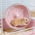 thumbnail image 4 of Silent Hamster Running Wheel Ultra Quiet Exercise Wheel Anti Slip Safe Cage Accessory Smooth Durable Rotation Design, For Hamster Gerbil Small Pets Indoor Cage Exercise And Activity, 4 of 6