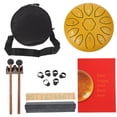 thumbnail image 1 of FONWILYO 1Set Golden Ethereal Drum Set with Accessories Professional Percussion Instrument for Playing, 1 of 6