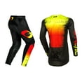 thumbnail image 2 of O'Neal 2024 Youth Mayhem Scarz Motocross Offroad Riding Jersey Pant Combo (Black/Red, YTH Small/22), 2 of 7