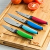 Tasty Stainless Steel Utility Knife Set, 4 Piece, Multicolor