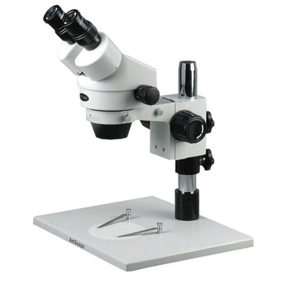 AmScope 3.5X-90X Stereo Inspection Microscope with Super Large Stand
