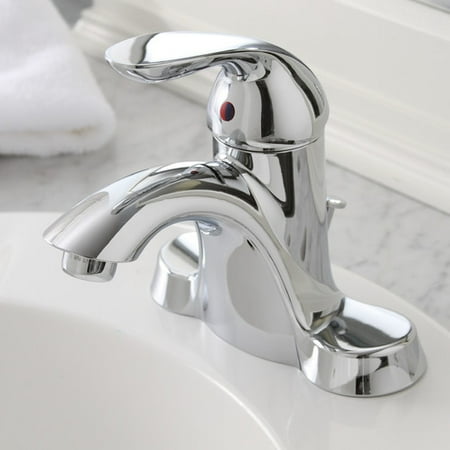Bathroom Faucet Pvd Brushed Nickel Finish With 50/50 Pop-Up
