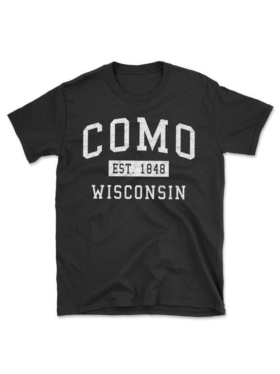 Como Wisconsin Classic Established Men's Cotton T-Shirt