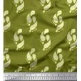 thumbnail image 1 of Soimoi Satin Silk Fabric Paisley Block Decor Fabric Printed Yard 42 Inch Wide, 1 of 1