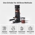 thumbnail image 3 of Sunmaki Coffee Grinder with 75 Settings & 40mm Burrs, Anti-Static Espresso Grinder for Home Use, 3 of 11