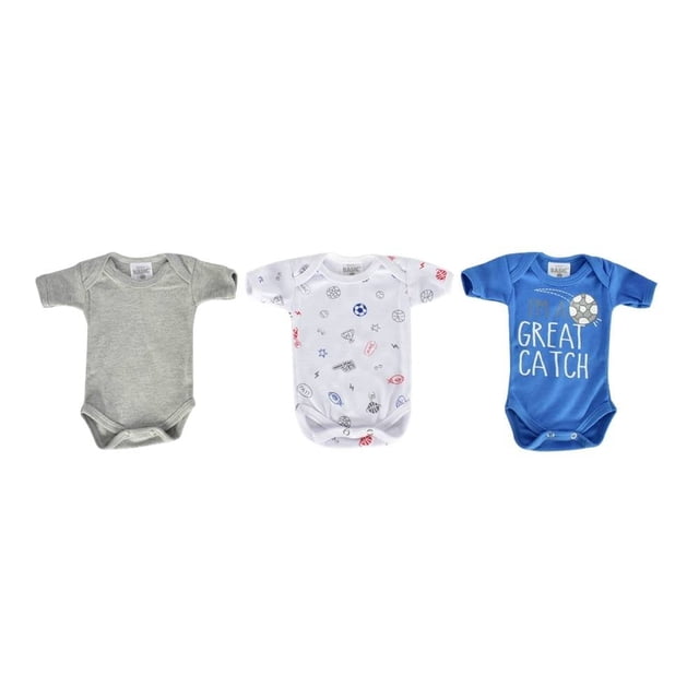 Pañaleros Simply Basic Talla 0 para Bebé Multicolor 3 Piezas