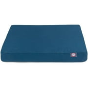 Solid Large Orthopedic Memory Foam Rectangle Dog Bed