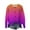 Hot Pink, variant on Women's Knitted Cardigan Button Long Sleeved Ombre Print Round Neck Sweater Outerwear Hoodless Casual Fashionable Outwear Fall Fashion 2026