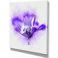 thumbnail image 2 of Fleur de Coquelicot Aquarelle Stylée - Impression sur Toile Florale, 2 of 4