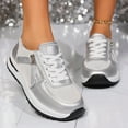 thumbnail image 2 of Women's Fashion Sneakers Tennis Shoes Women Platform Casual Breathable Walking Shoes Clearance Sale, 2 of 6