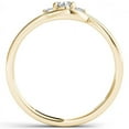 thumbnail image 3 of 1/5 Carat T.W. Diamond Bypass Three-Stone 10kt Yellow Gold Engagement Ring, 3 of 5