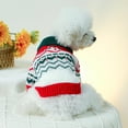 thumbnail image 6 of Harikaji Dog Knitted Sweater, Heart Dinosaur checkered Pattern Puppy Sweater Warm Soft Pet Holiday Clothes for Small Cats and Dogs Christmas XL, 6 of 6